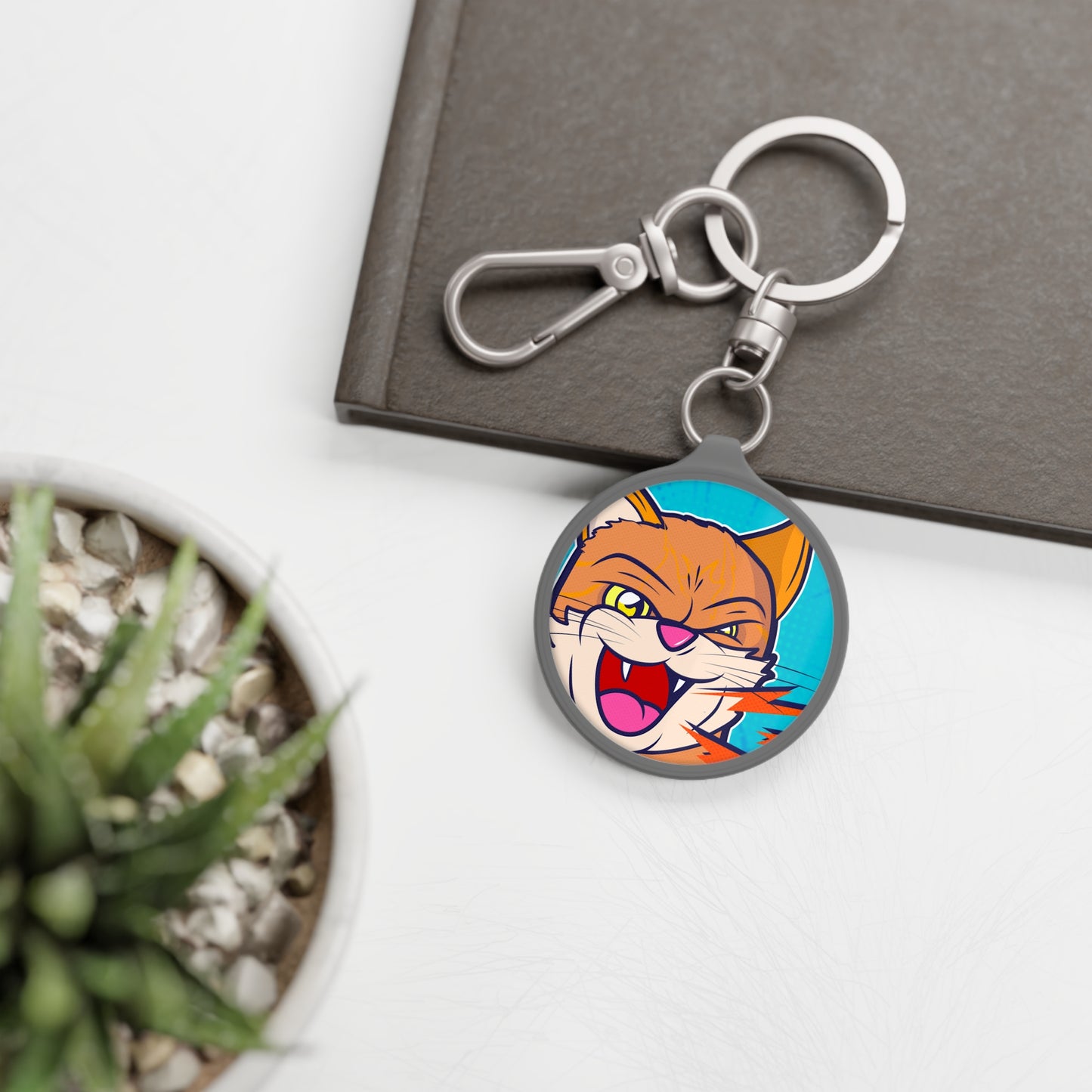 "Eric, The Mage" Icon Keyring Tag