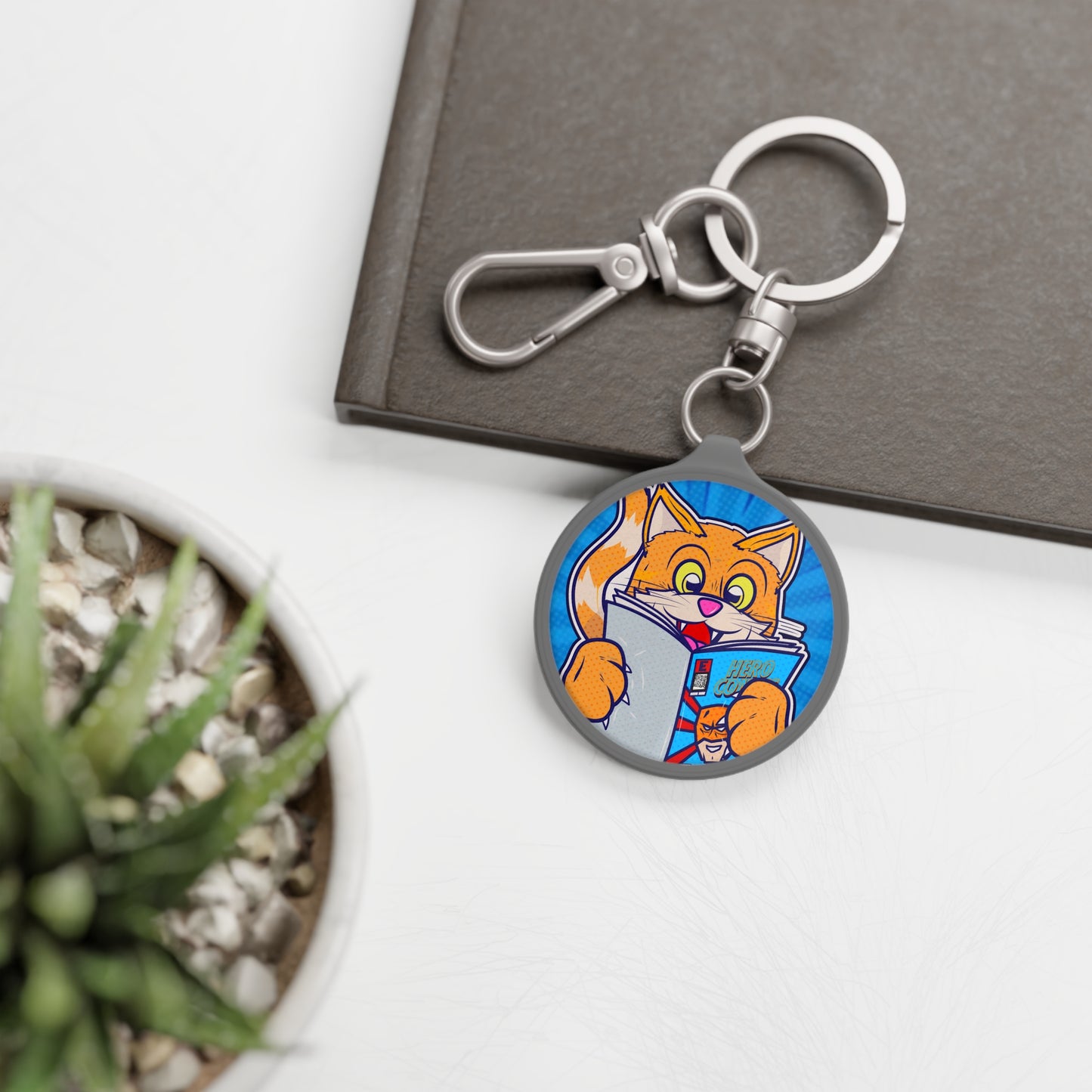 "Dexter Comics" Keyring Tag