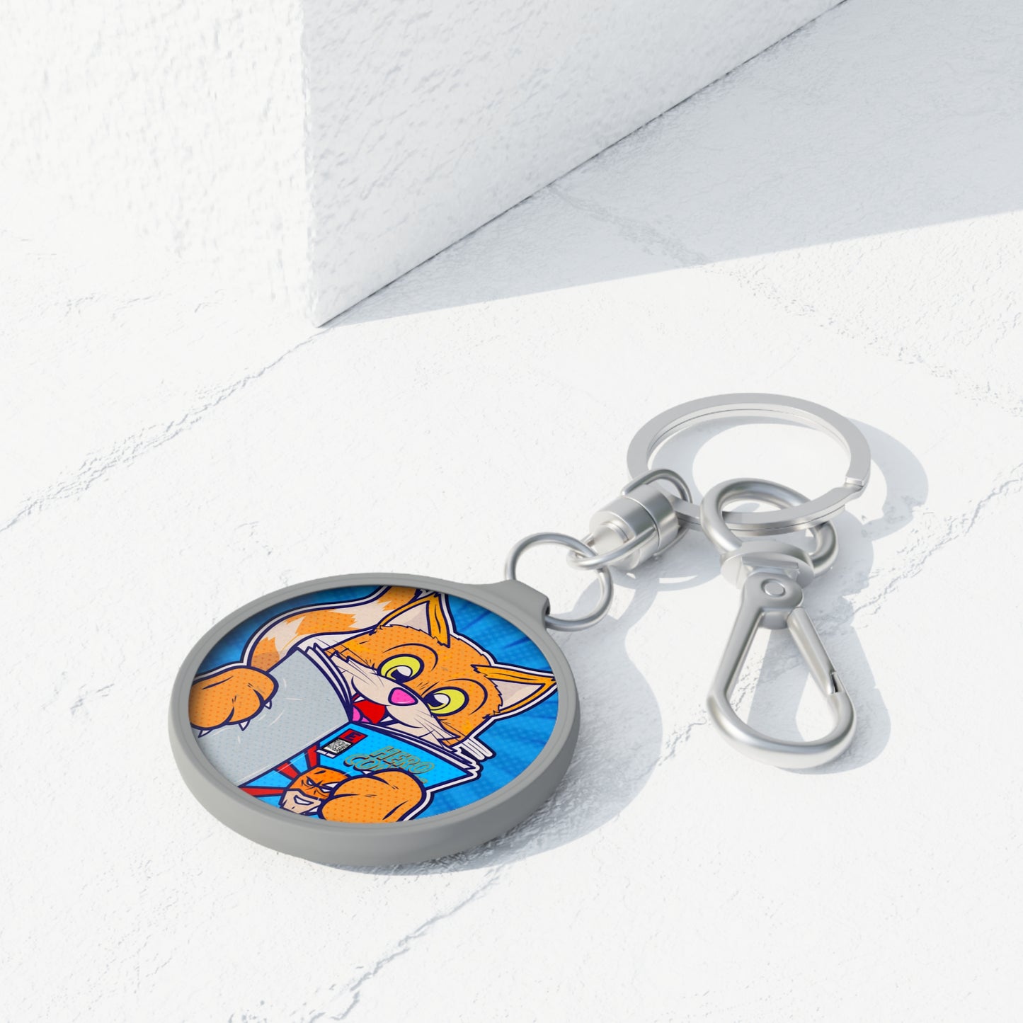 "Dexter Comics" Keyring Tag