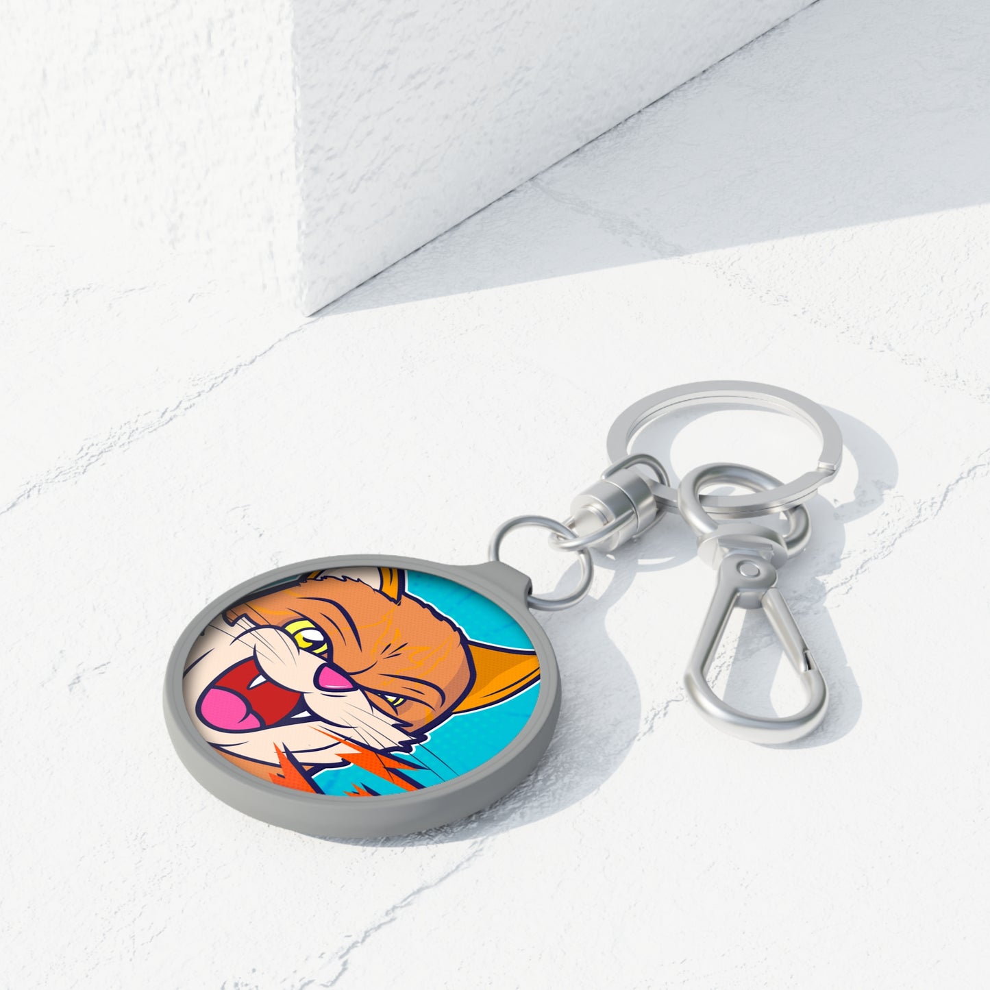 "Eric, The Mage" Icon Keyring Tag