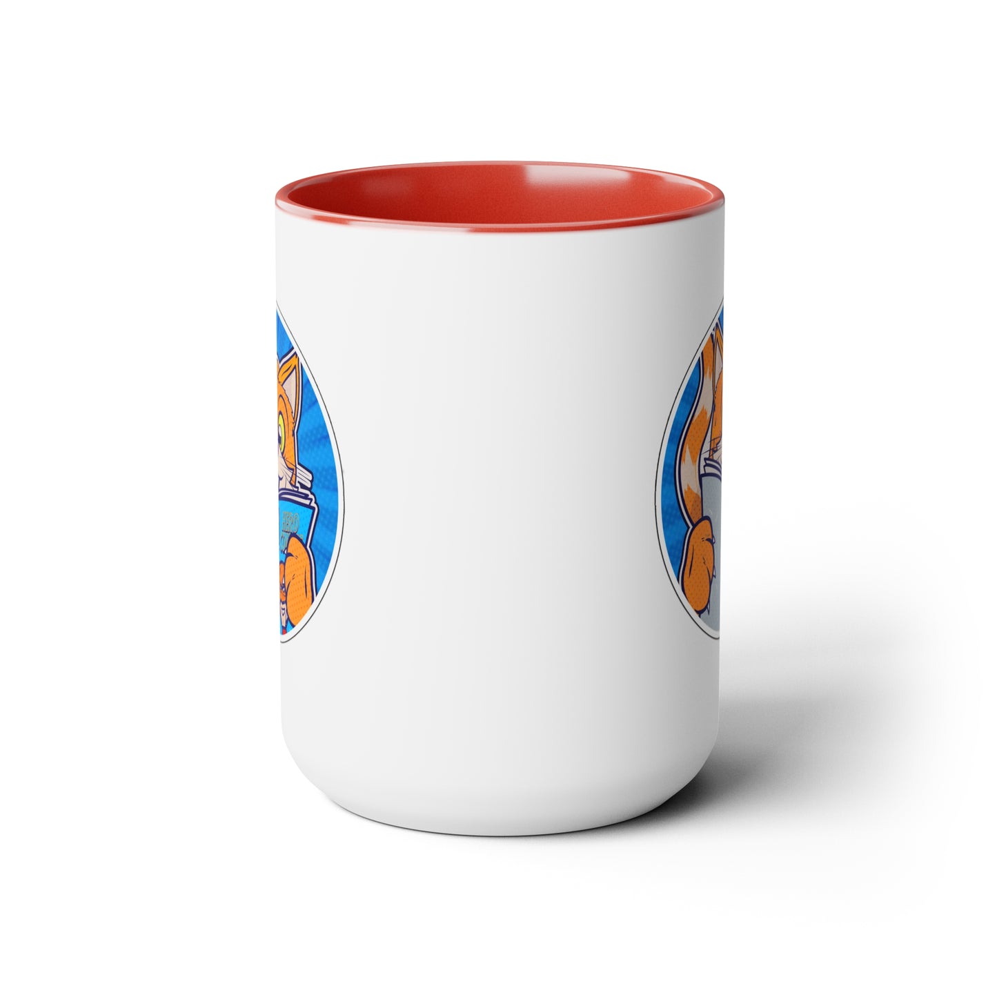 Two-Tone "Dexter Comics" Coffee Mugs, 15oz