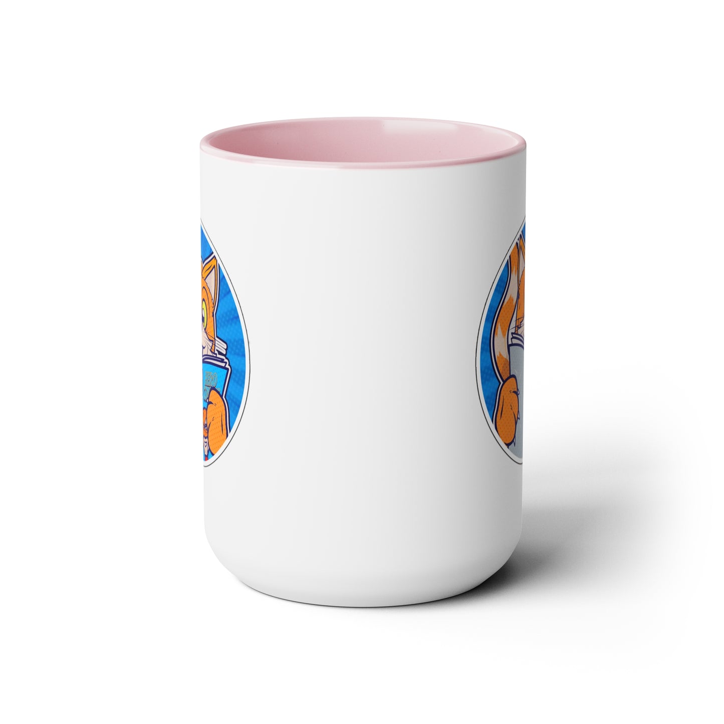 Two-Tone "Dexter Comics" Coffee Mugs, 15oz